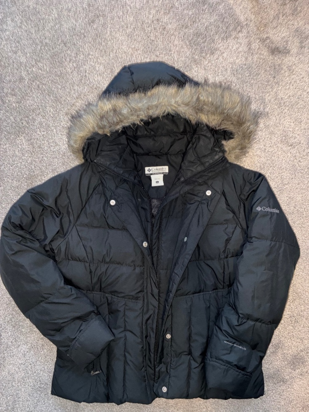 Columbia coat jacket black L women’s Large